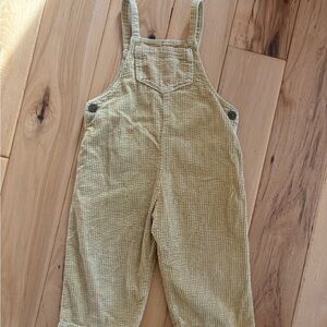 Kids Corduroy Overalls in yellow